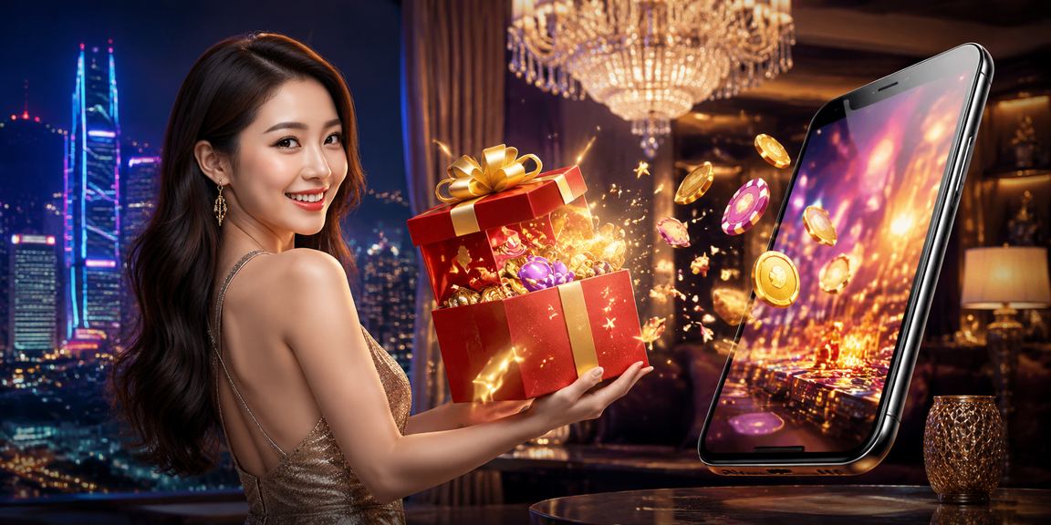 Người chơi casino trực tuyến trên điện thoại di động với ánh đèn neon Hồ Chí Minh về đêm