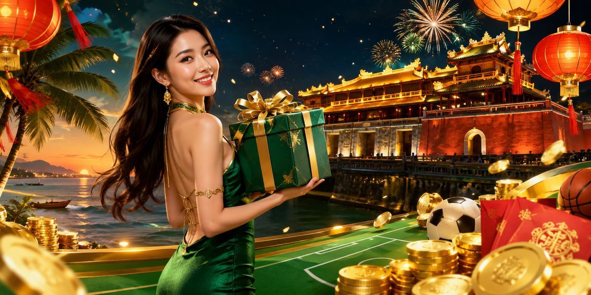 Người dùng xem kết quả cá cược thể thao trong không khí lễ hội đèn lồng Huế
